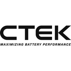 CTEK Comfort Indicator Clamps attached to battery terminal illustrating secure connection