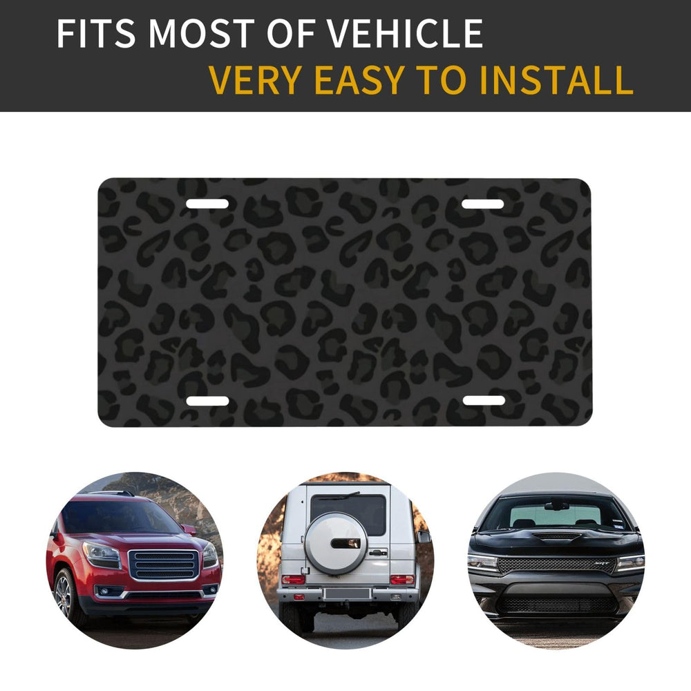 CTVSLFU plate mounted on car front demonstrating quick installation
