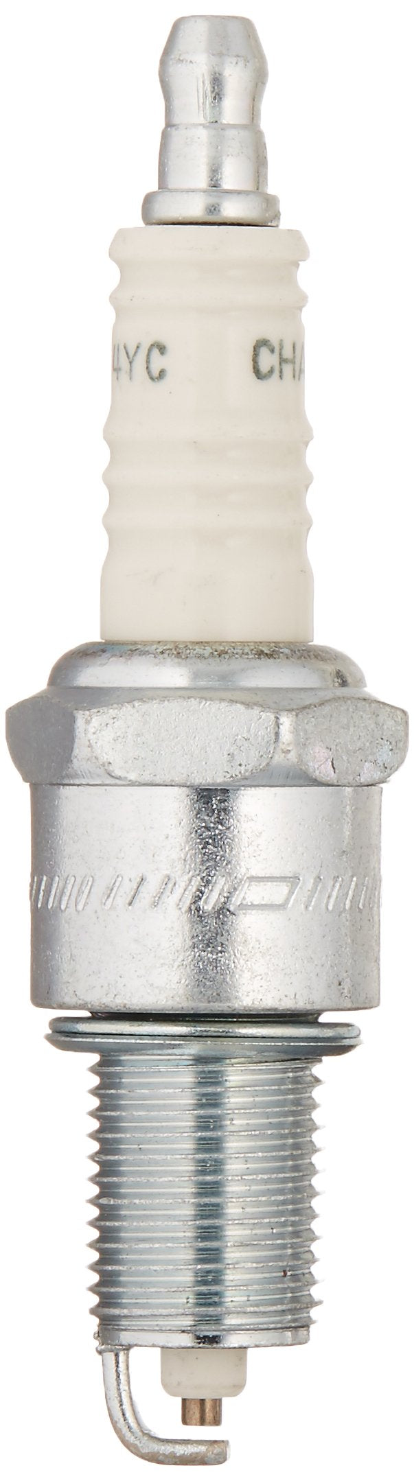 Cummins Onan spark plug front view showing OEM fit and easy replacement benefit