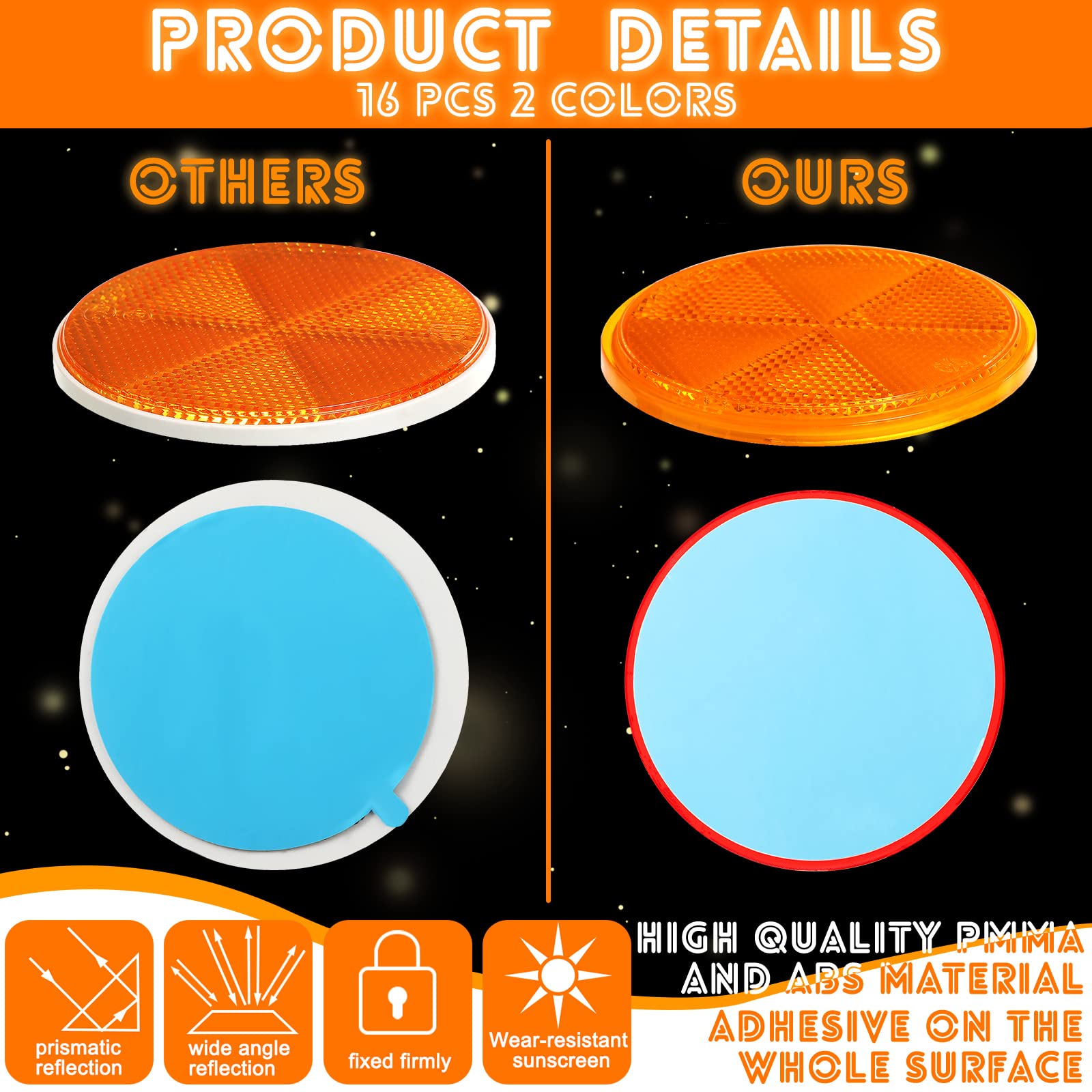 Cunno reflector on bicycle increasing nighttime visibility for safer riding