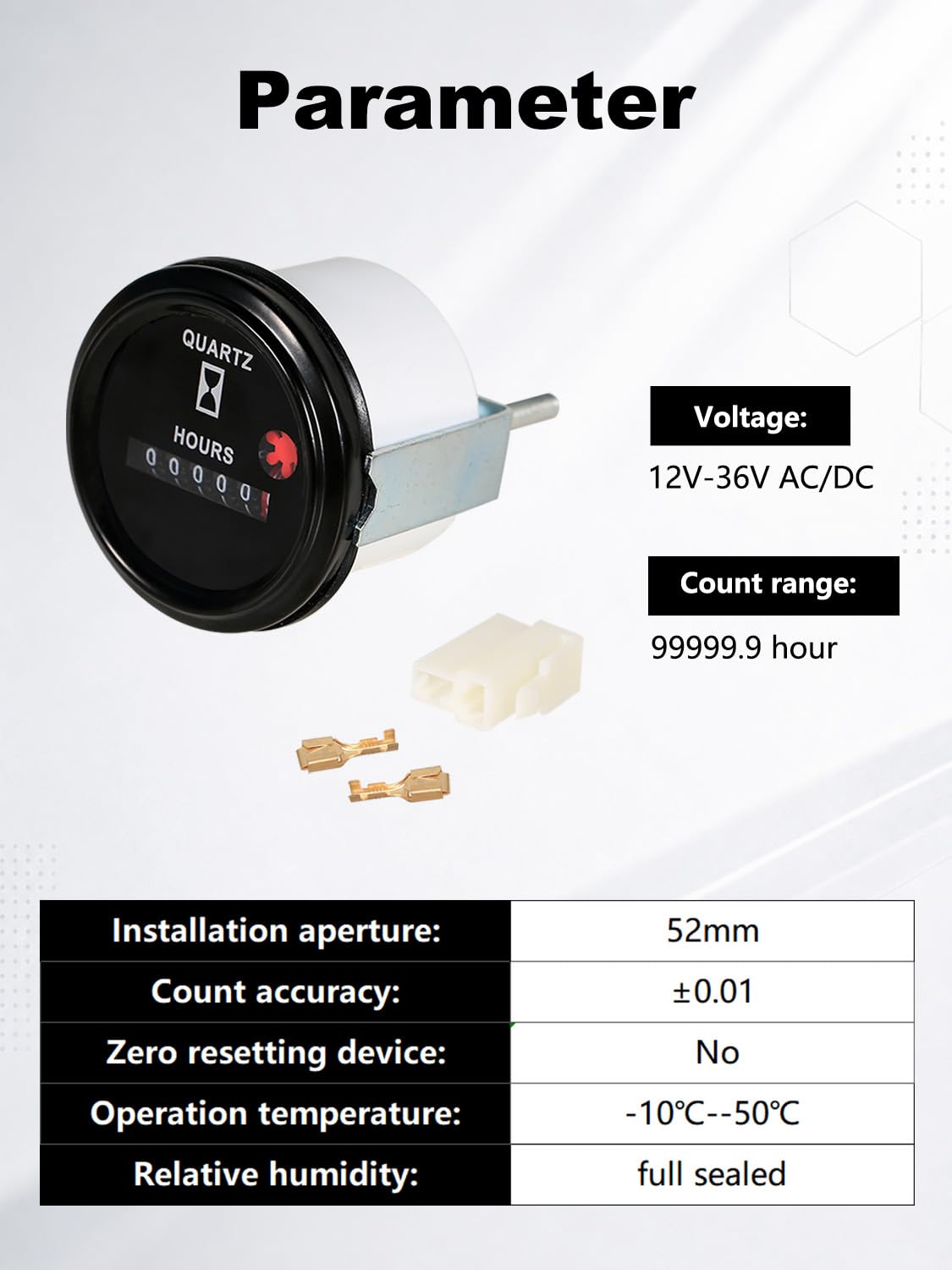 Cunyuer rear wiring terminal closeup showing easy hookup benefit