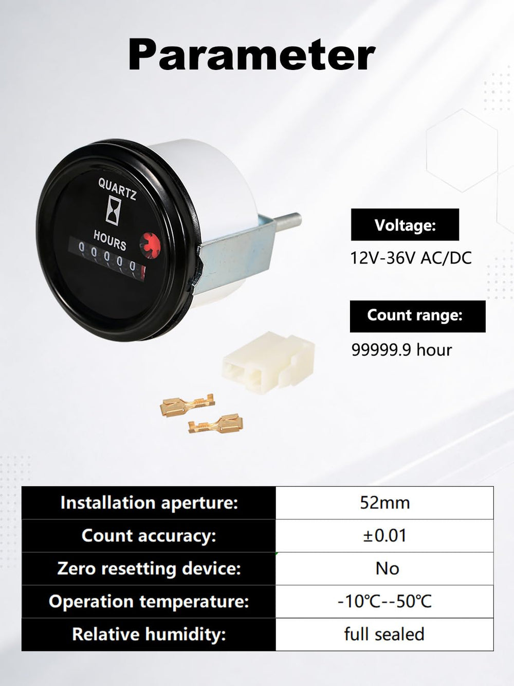 Cunyuer rear wiring terminal closeup showing easy hookup benefit