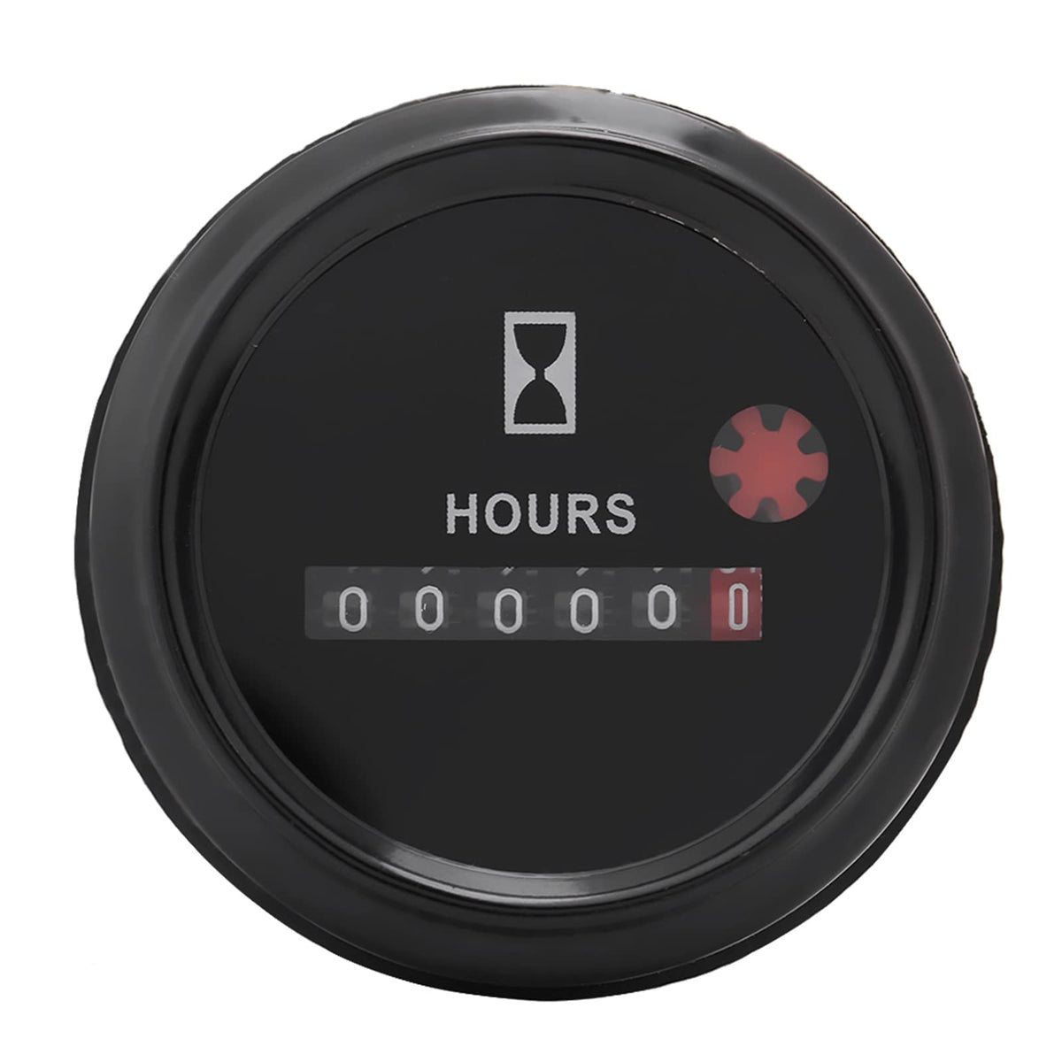 Cunyuer front view hour meter showing clear numeric display and readout benefit