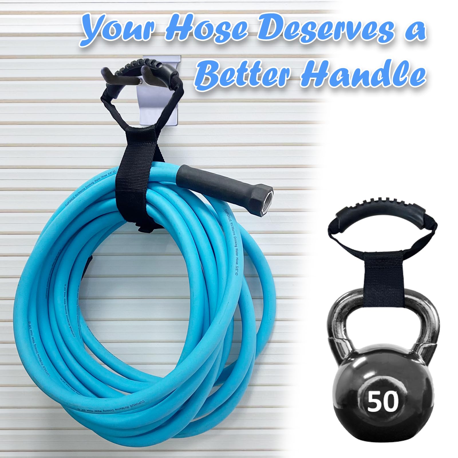 Cupohus with nylon handle being carried easily by one person