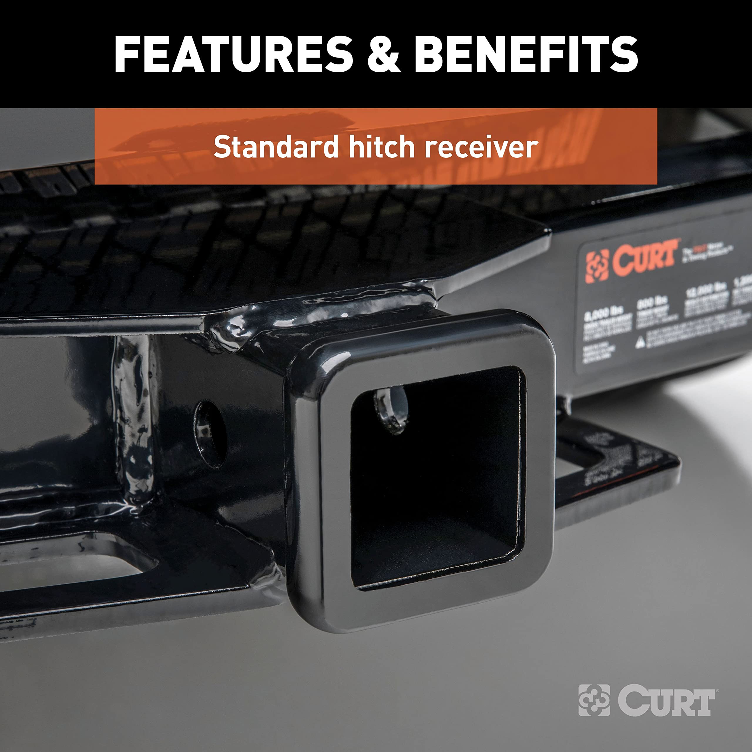 CURT protective finish close-up demonstrating corrosion resistance