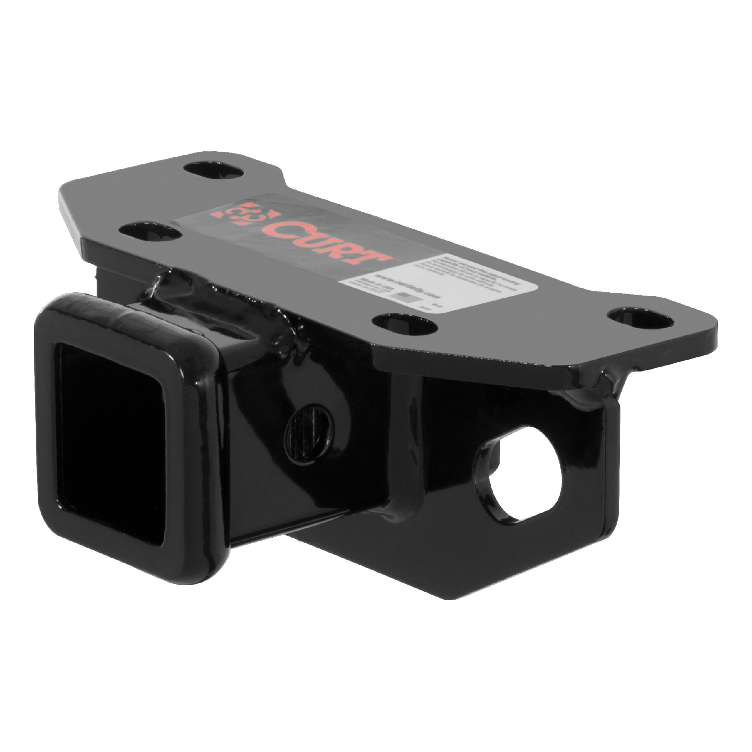 CURT 13043 front view mounted showing solid fit and secure towing