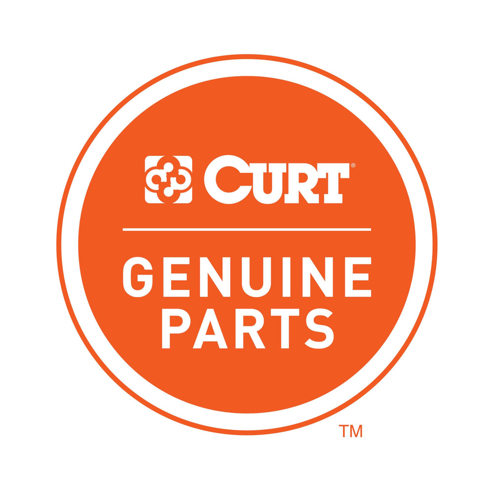 CURT 28250 installed on boat trailer demonstrating reliable hitch positioning