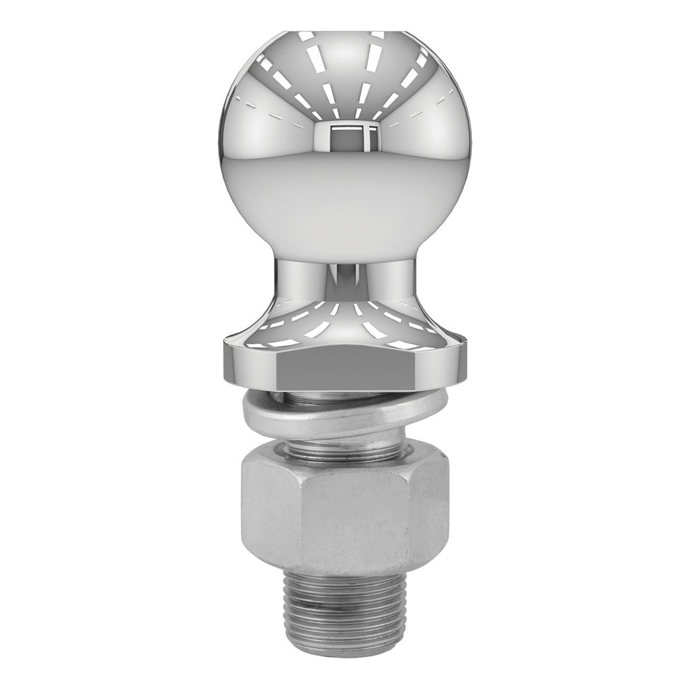 CURT included zinc nut and helical lock washer shown for secure fastening benefit