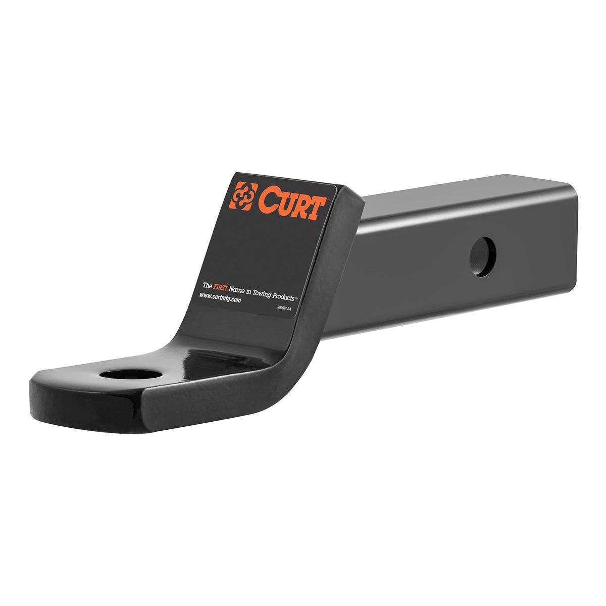 CURT 45030 front profile showing 2-inch shank and durable finish for reliable towing