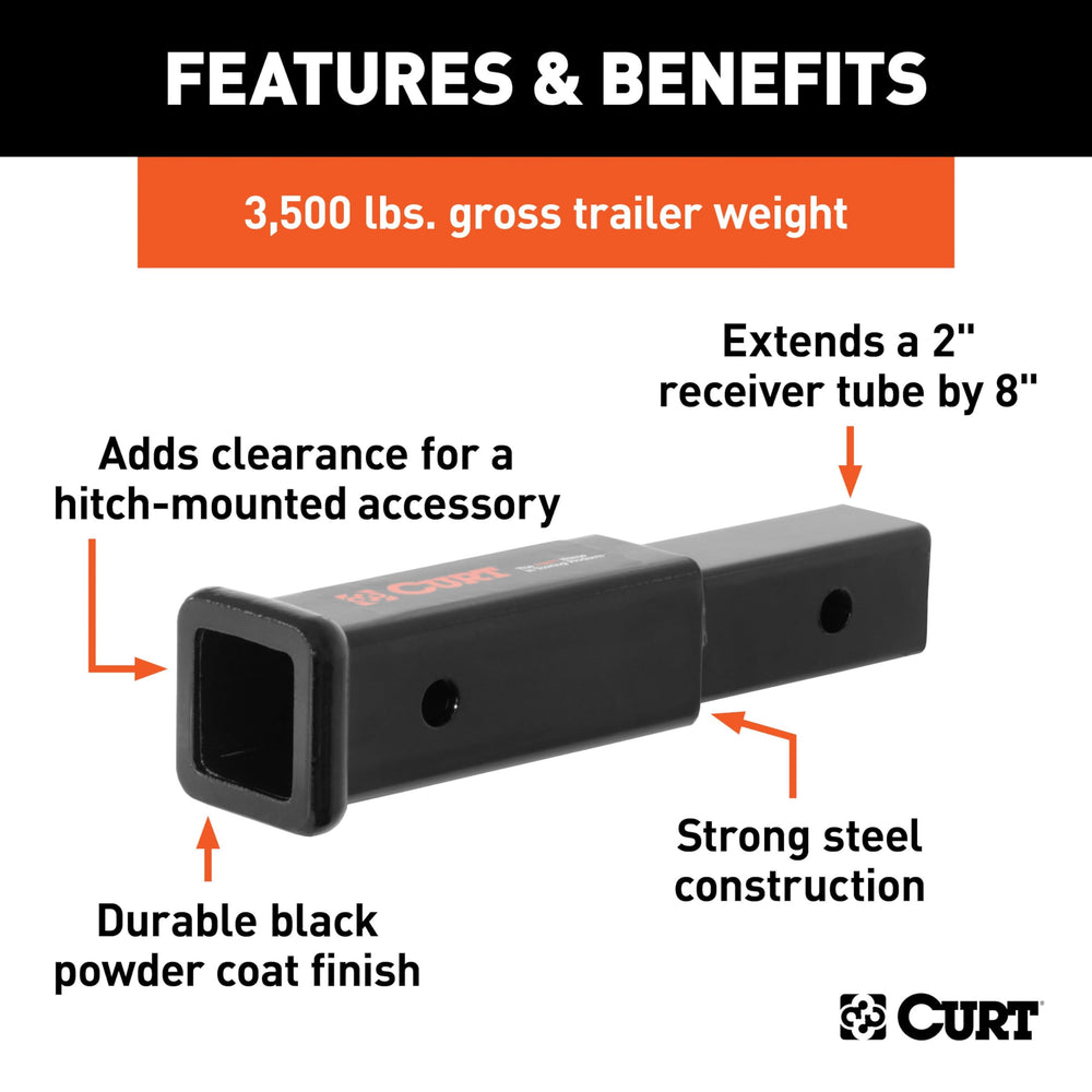 CURT powder coat texture highlighting corrosion resistance benefit