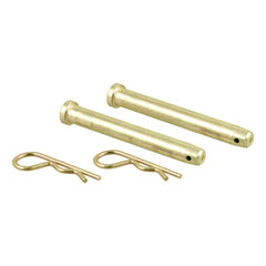 CURT replacement pins and clips front view showing two pins and two clips, restores secure fit