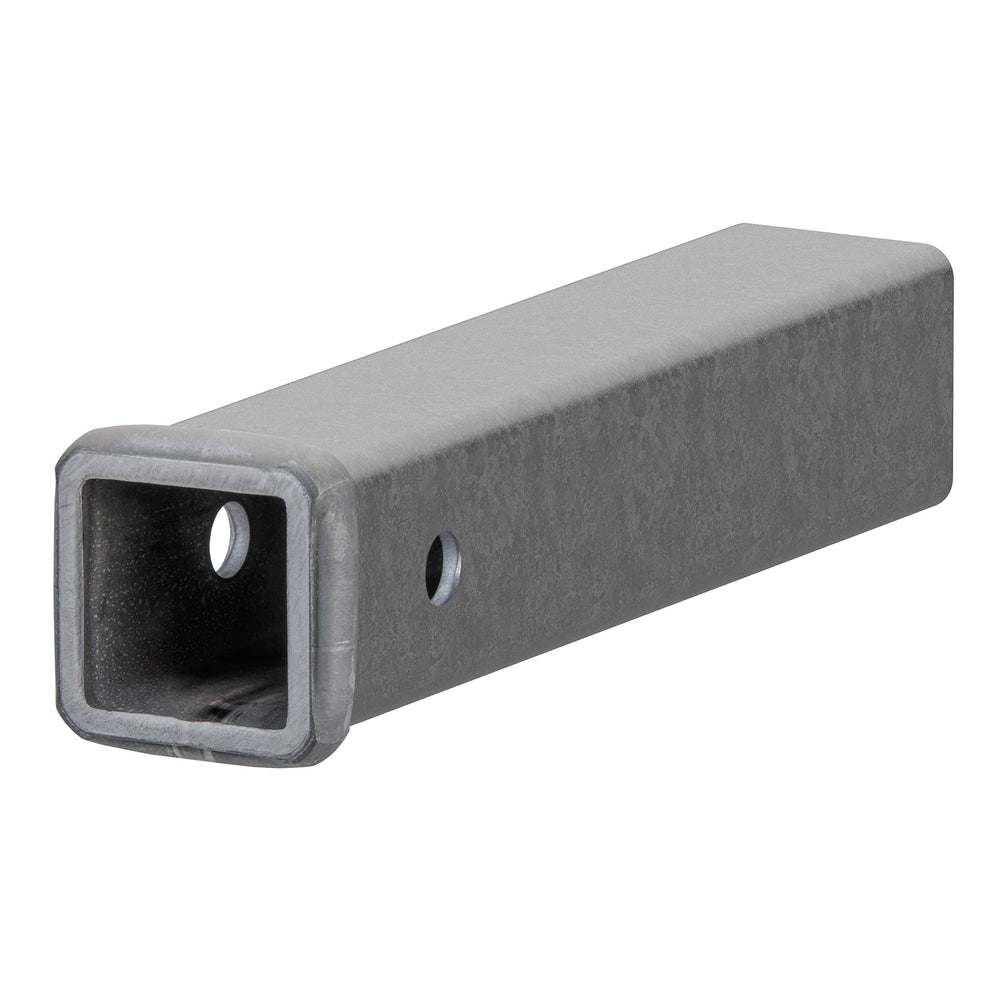 CURT 49120 front view showing 2x2 opening and weld-ready raw finish, durable fit