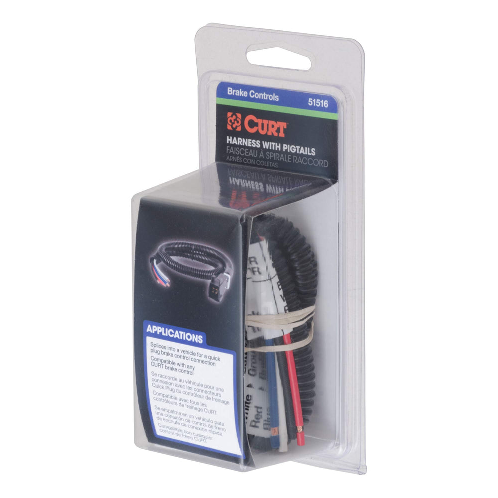 CURT 51516 laid beside ruler showing 24-inch length for flexible dash placement