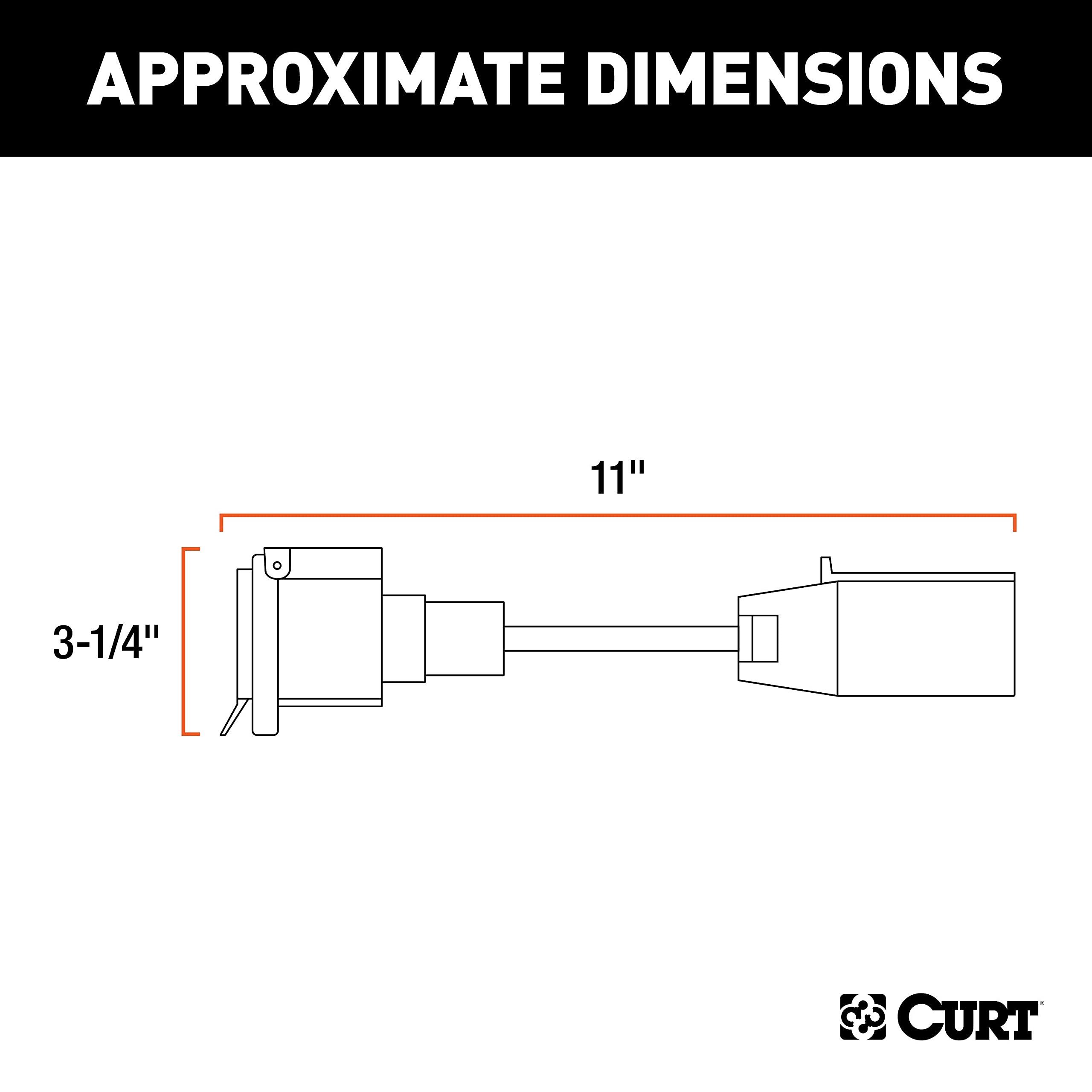 CURT 57003 close-up of internal resistors ensuring LED recognition