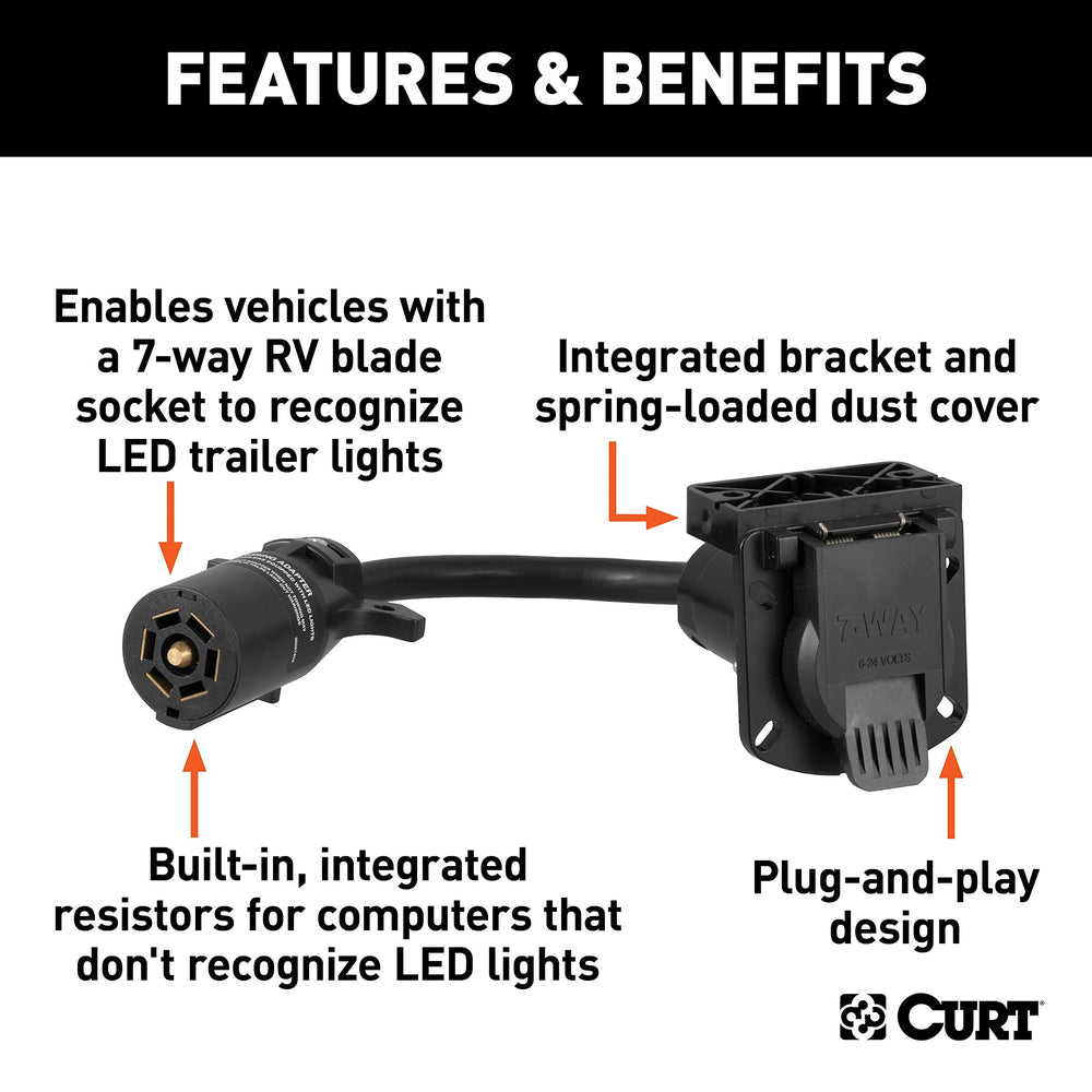 CURT 57003 ergonomic side grip detail for easier connect and disconnect
