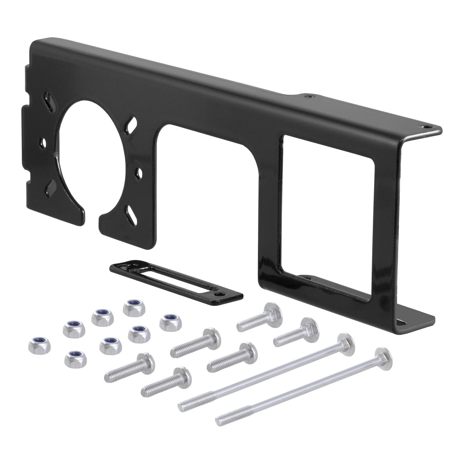 CURT 58000 showing clear access to pin and clip enabling normal hitching operations