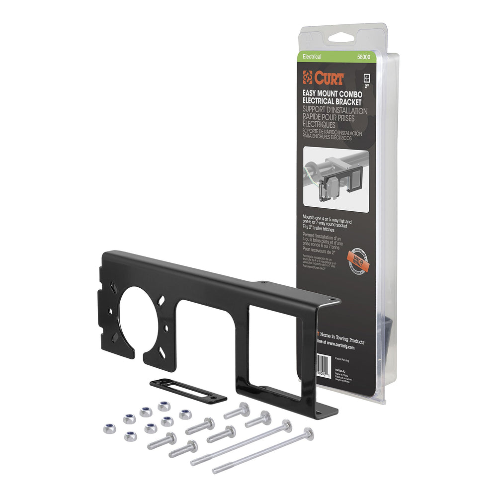 CURT 58000 powder-coat finish detail highlighting corrosion resistance and long life