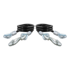 CURT front view of 80176 safety cables showing packaging and product identification benefits