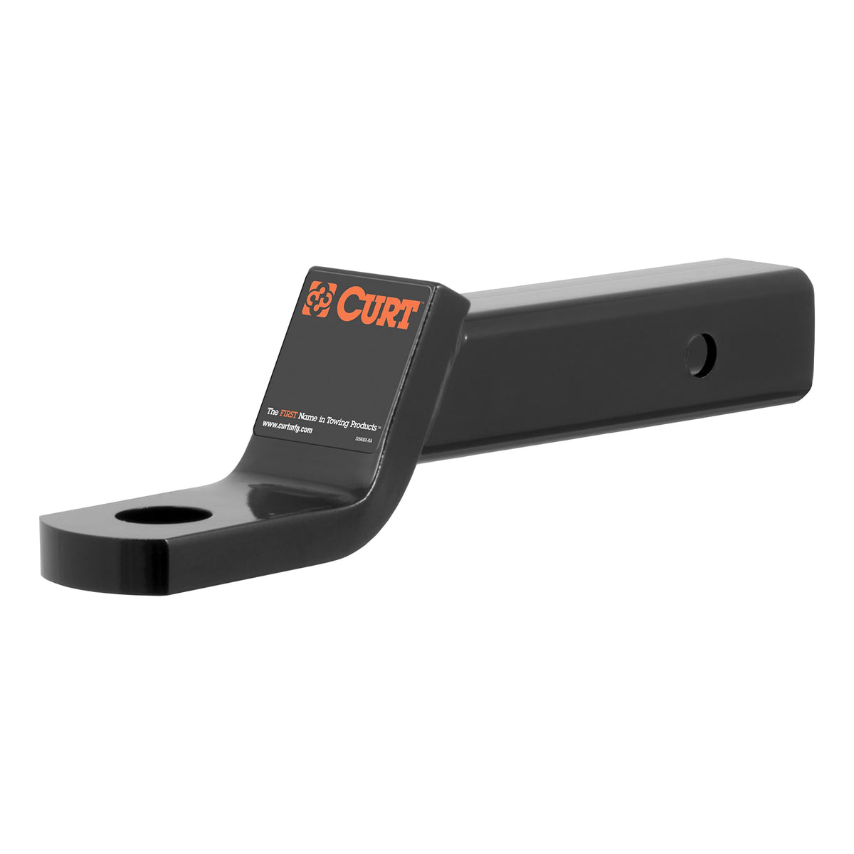 CURT class 4 ball mount front view showing shape and capacity benefit