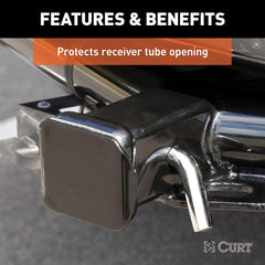 CURT close-up of powder-coat finish showing corrosion resistance benefit
