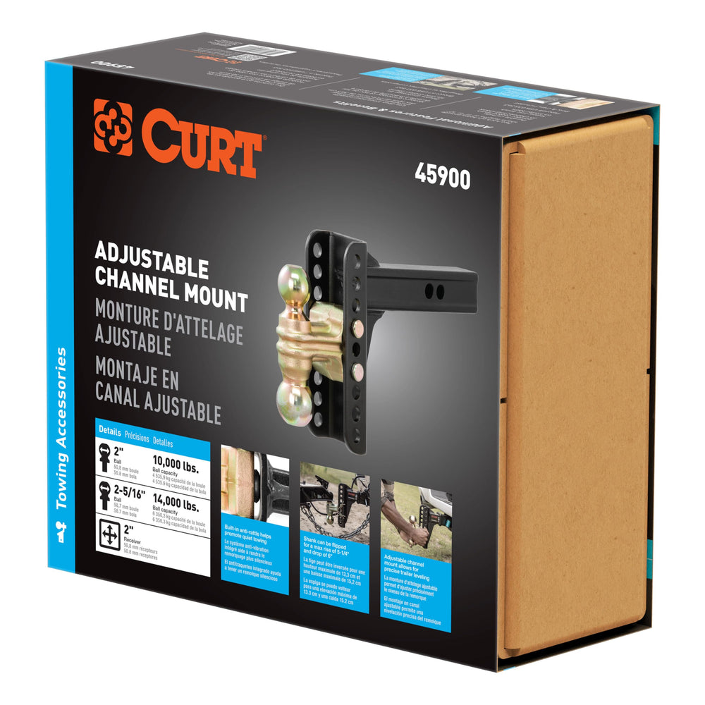 CURT label and patent marking close-up verifying model identification and quality