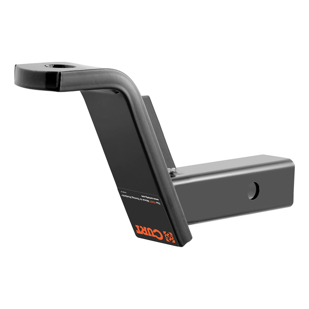 CURT shank close-up highlighting the 2x2 inch fit for secure receiver compatibility