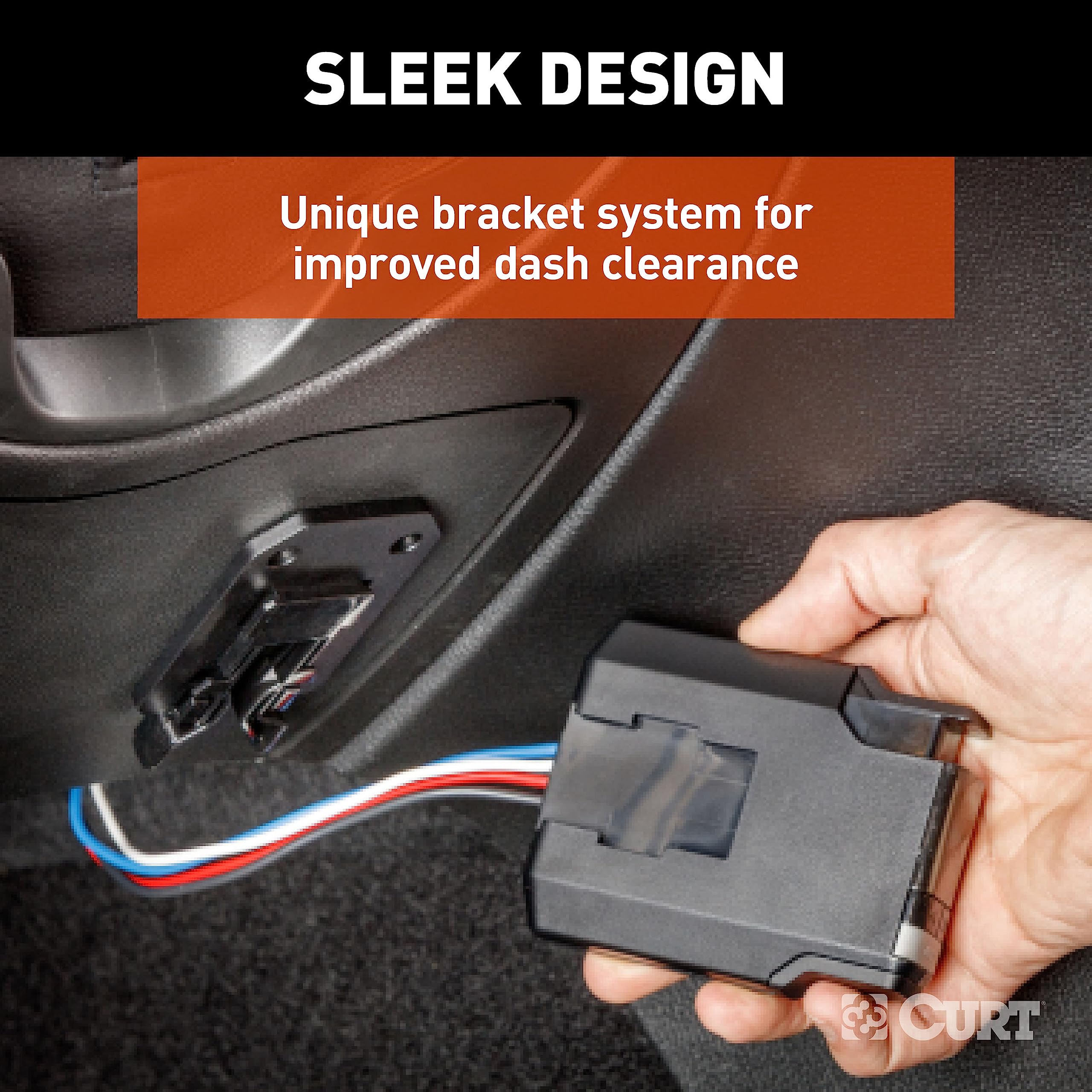 CURT installed in vehicle demonstrating handy placement and user reach