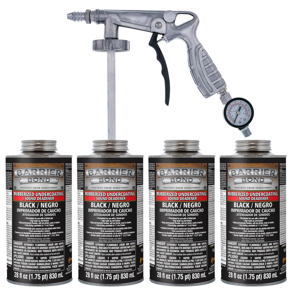 Custom Shop front packaging showing four 28-oz cans protecting undercarriage