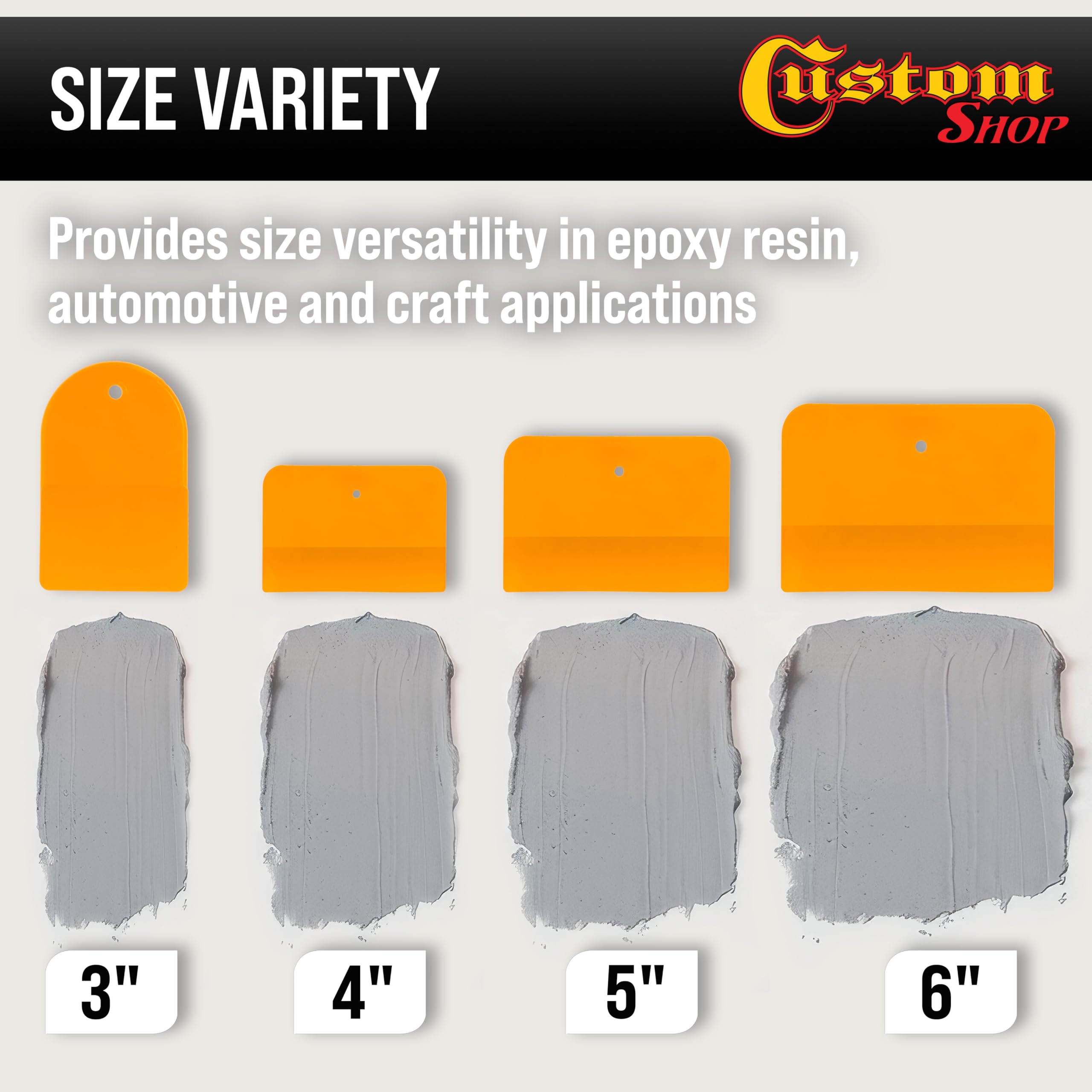Custom Shop close-up of flexible edge demonstrating smooth feathering and contour conformity