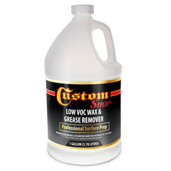 Custom Shop front gallon bottle showing product and easy-pour handling benefit