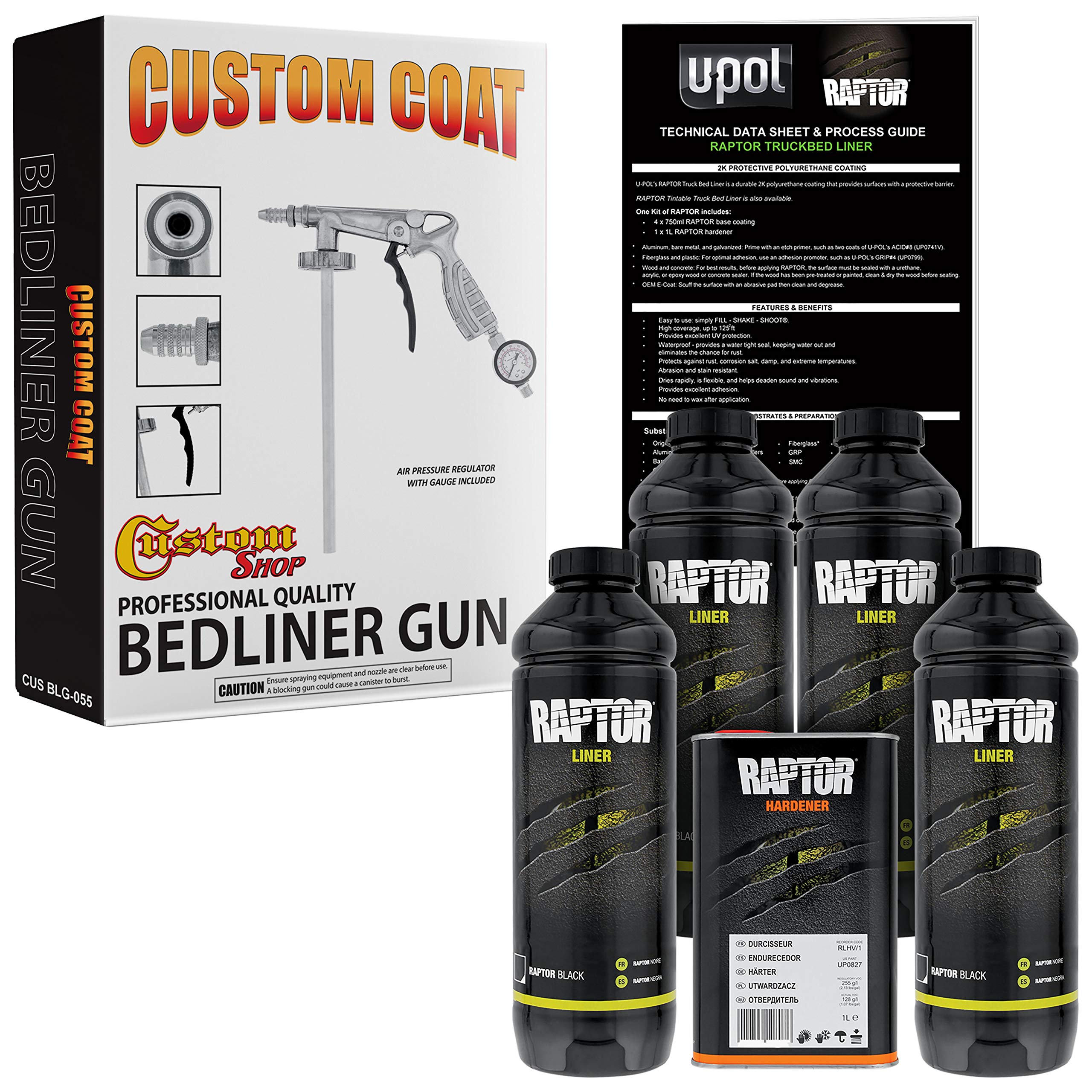Custom Shop U-Pol front packaging showing kit and benefit clear identification