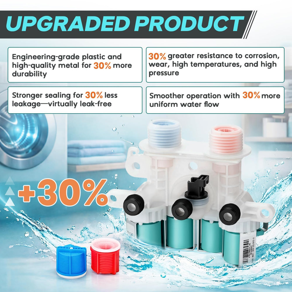 Cusvivid W11165546 installed in washer showing restored water fill function