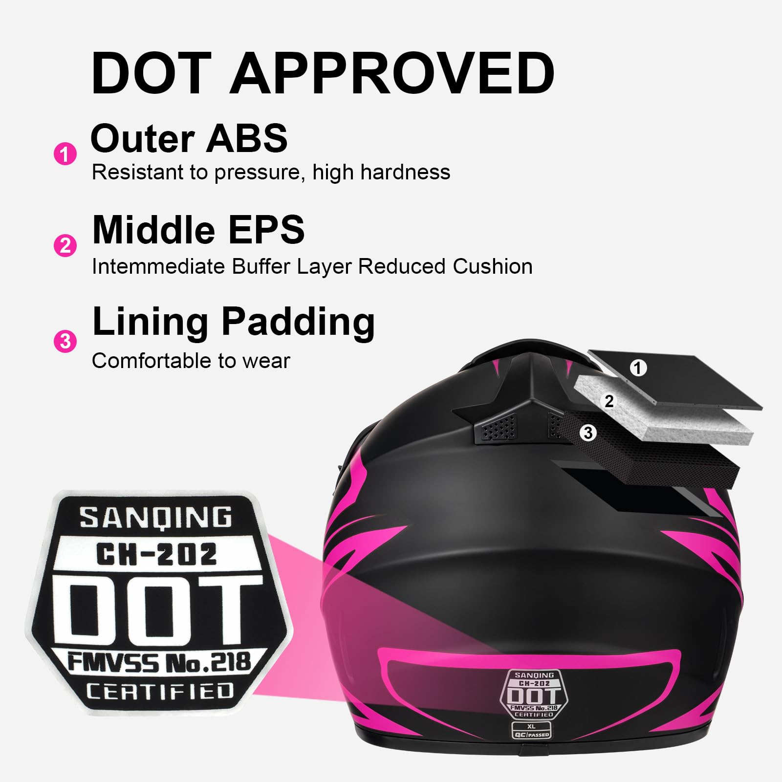 CUTEY helmet beside ruler showing size and fit guidance benefit