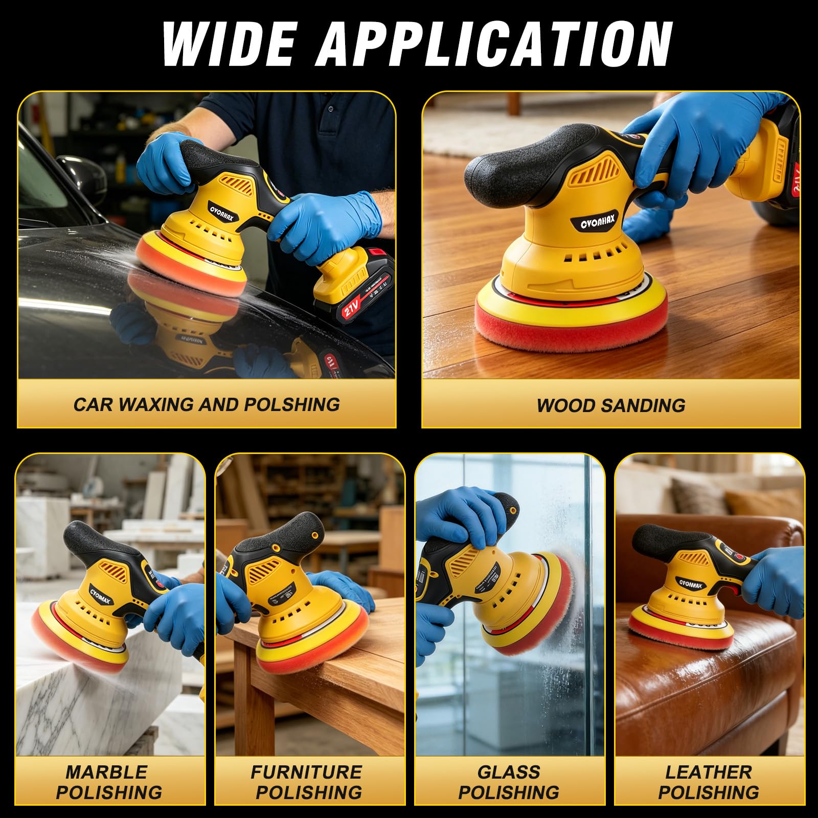 Cvoahax handheld size comparison demonstrating lightweight ergonomic control