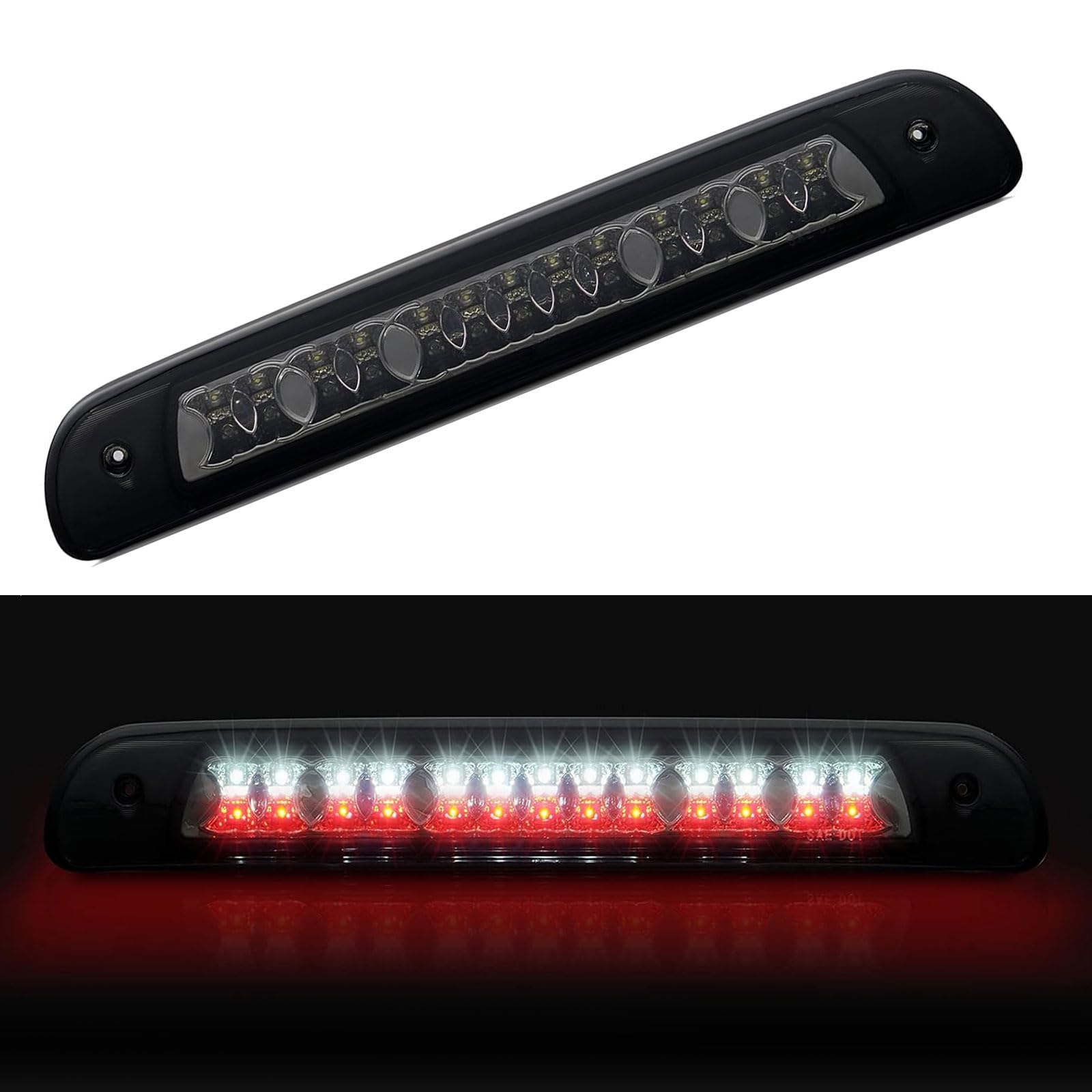 Cxdar front assembly smoke lens showing sleek appearance and improved visibility