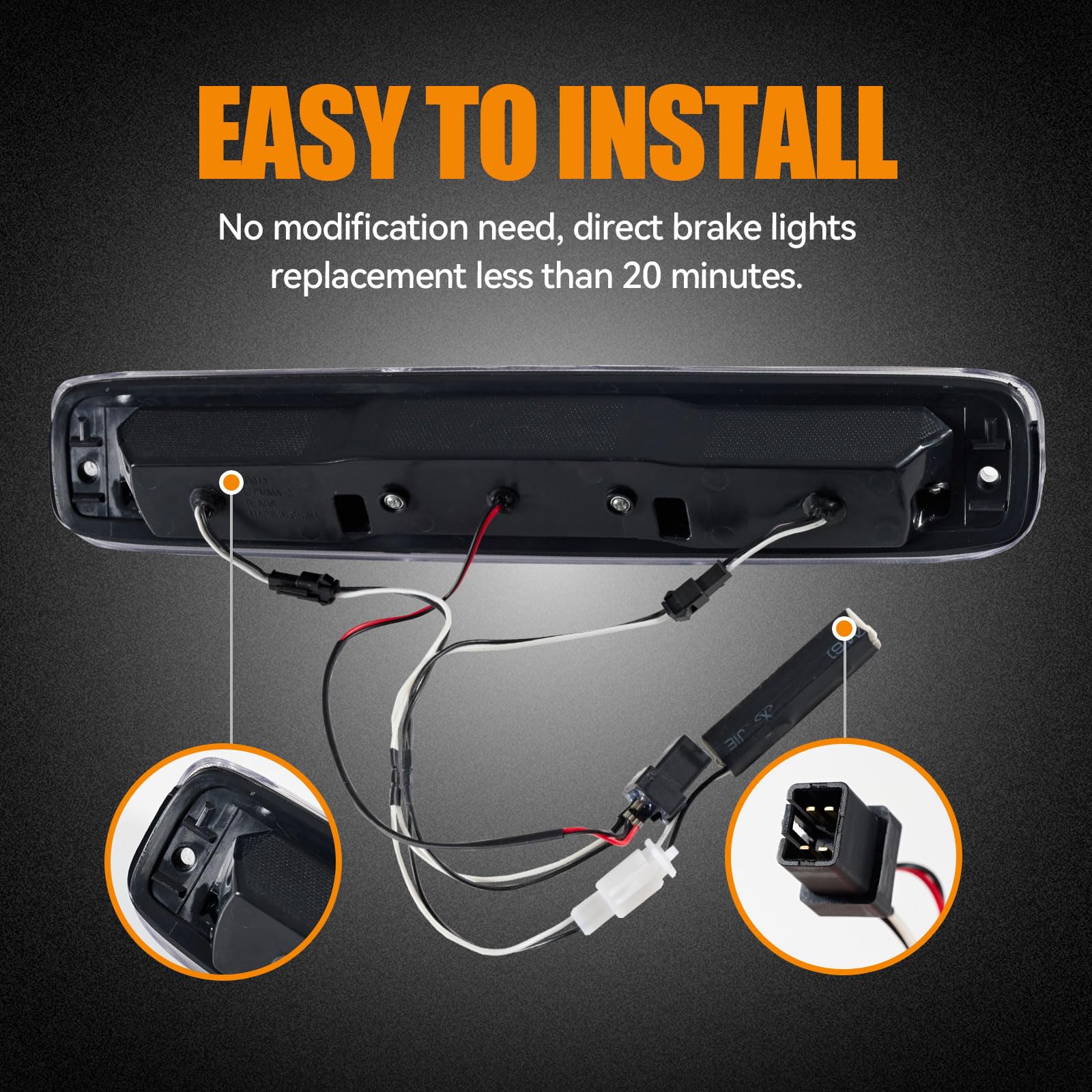 Cxdar installed on truck backview improving brake recognition for safety