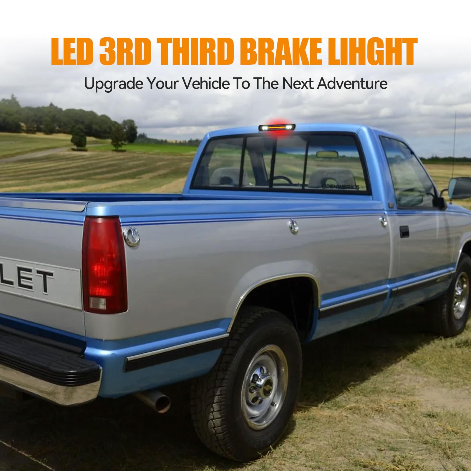 Cxdar installed on truck lifestyle shot showing brighter rear signaling
