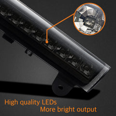 Cxdar lit LED array at night demonstrating bright, clear stop signal