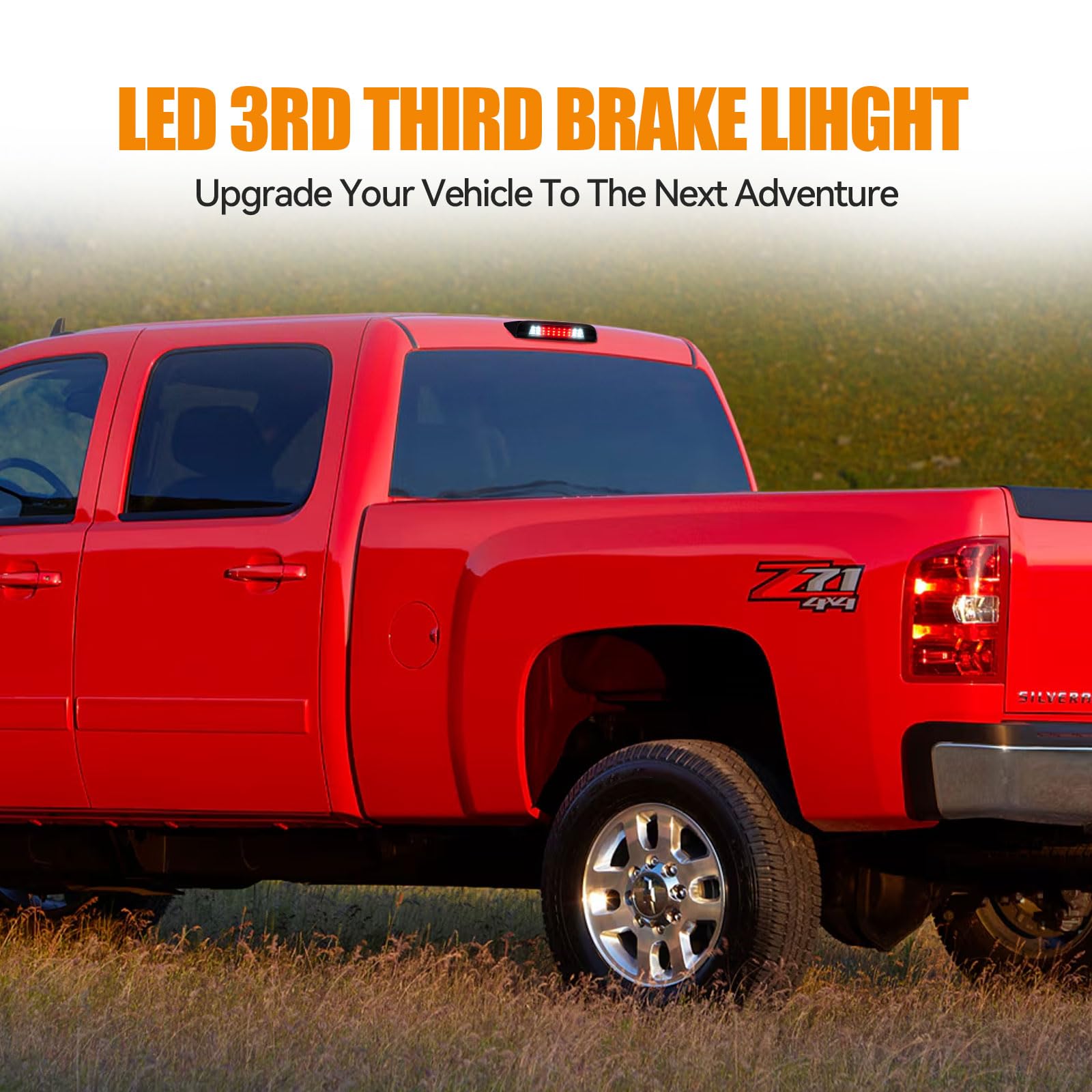 Cxdar installed on Silverado lifestyle shot improving rear visibility