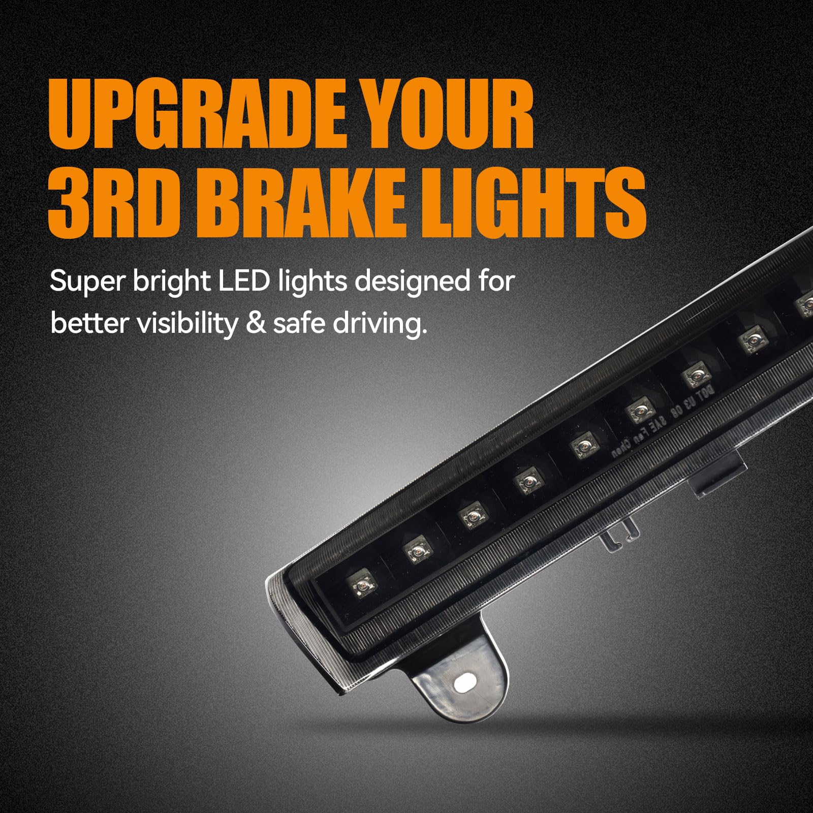 Cxdar installed on SUV rear liftgate showing improved high‑mount brake visibility