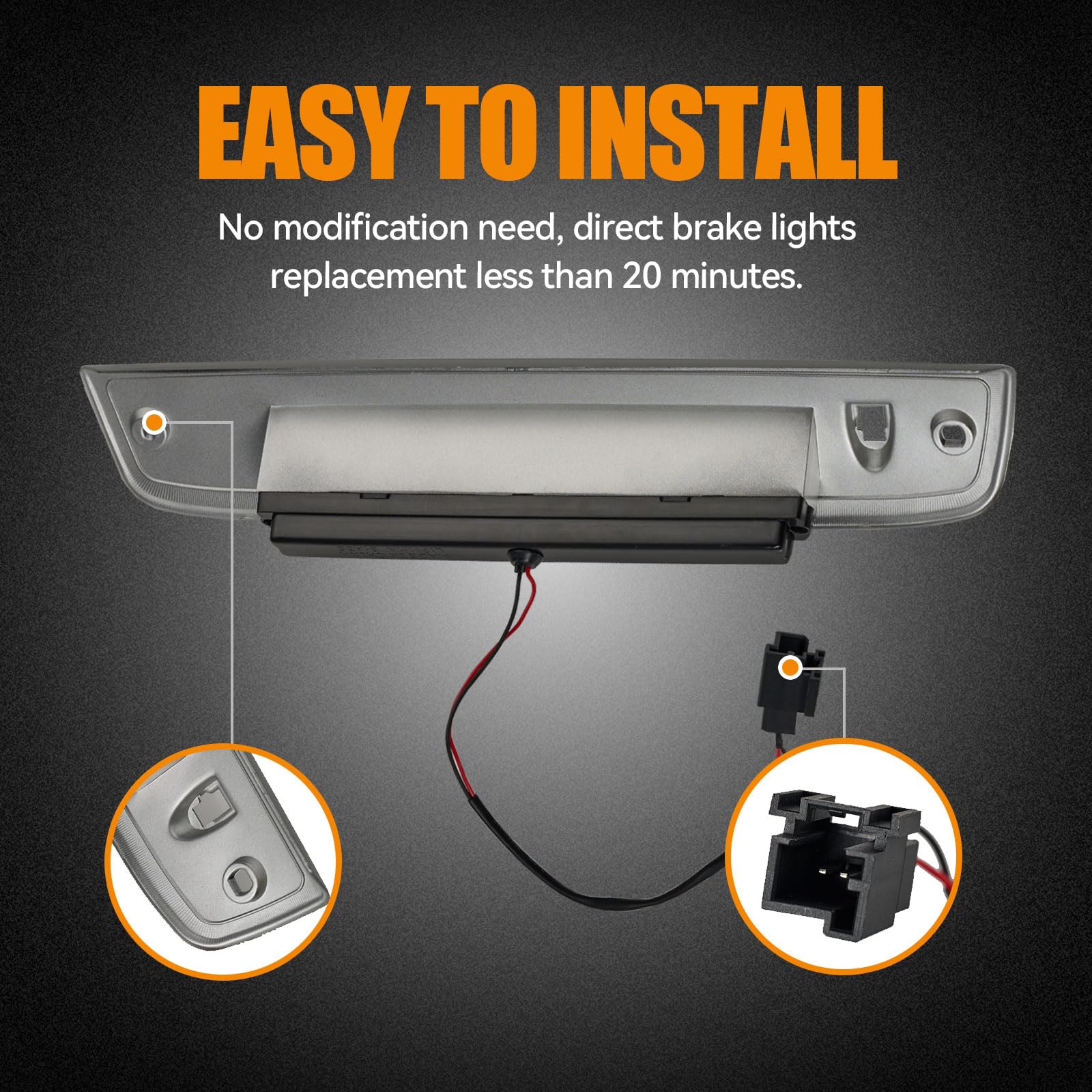 Cxdar installed on Expedition rear, restores center brake signaling and safety
