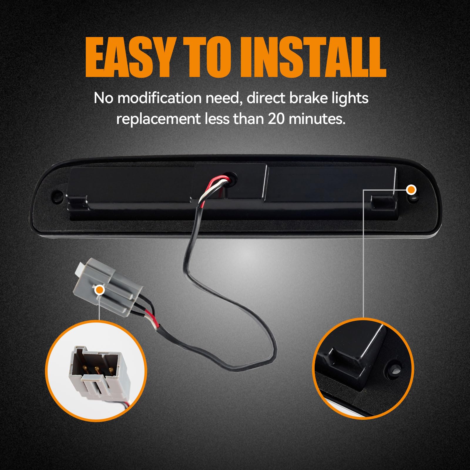 Cxdar white cargo light mode illuminating truck bed for practical nighttime loading