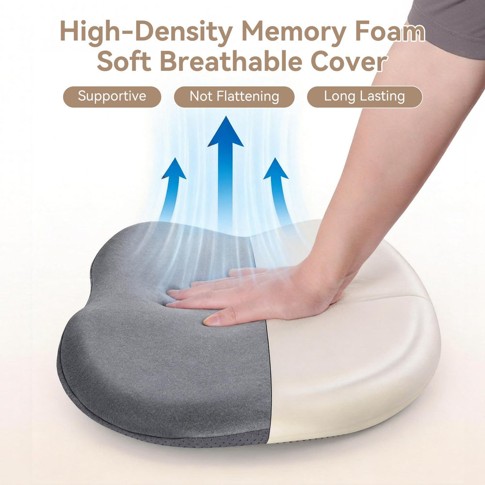 Cxprctpu cushion on car seat supporting hips and lowering driving discomfort