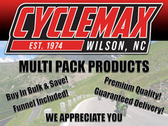 CYCLEMAX disposable funnel close-up, tidy pouring and spill reduction
