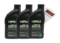 Cyclemax front packaging showing three KPO bottles and funnel for convenient servicing
