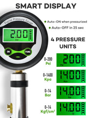 CycloSpirit hose with 1/4-inch NPT quick-connect coupler enabling easy compressor hookup