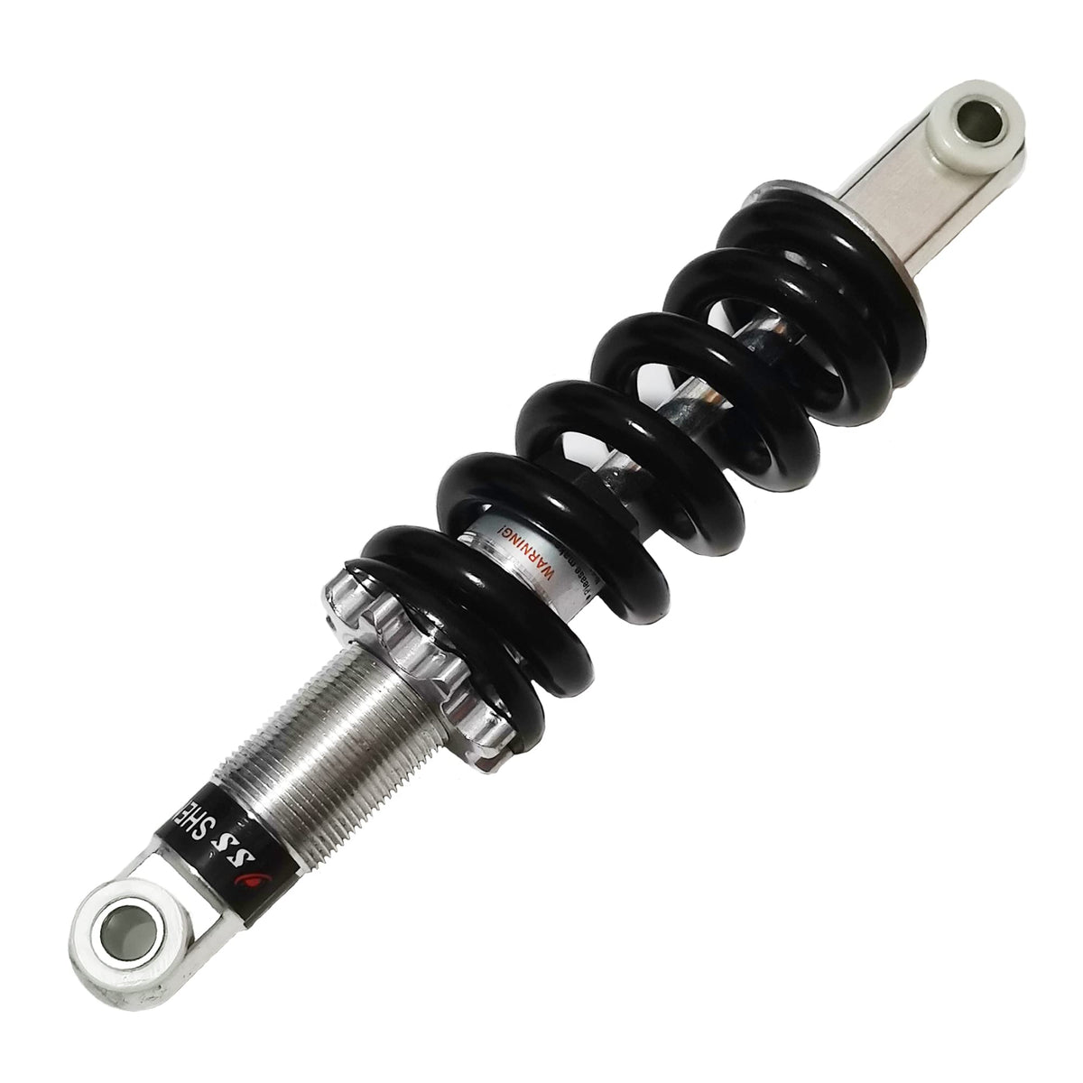 CYDZSW front view of rear shock showing overall design and sturdiness