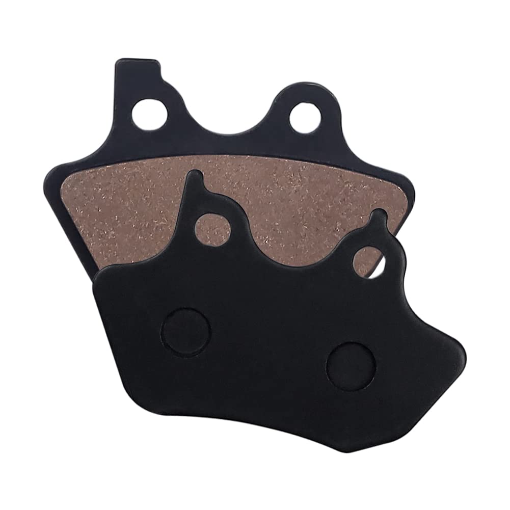 Cyleto brake pad mounted on rear caliper illustrating secure braking setup