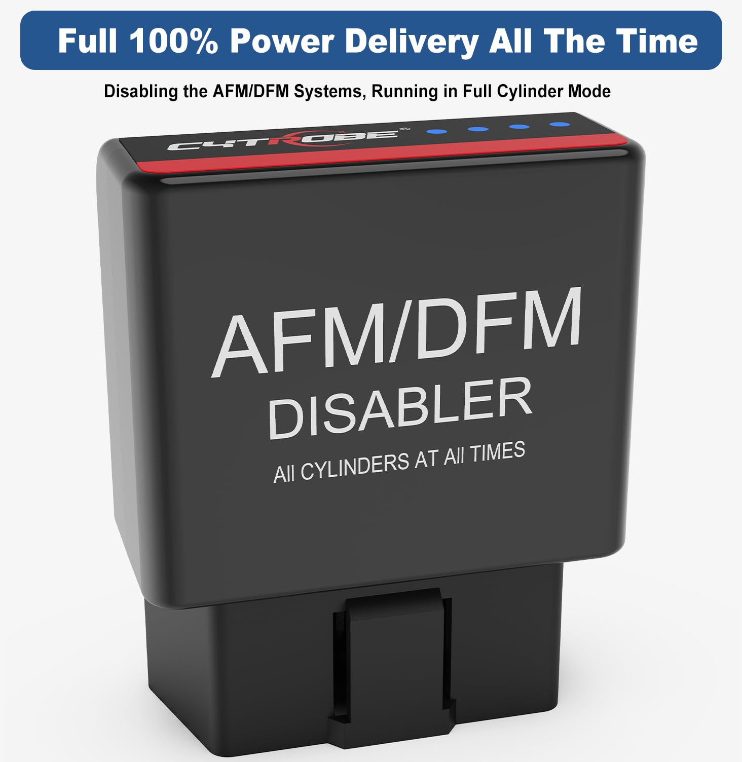 CYTROBE plugged into OBD port demonstrating fast plug-and-play installation