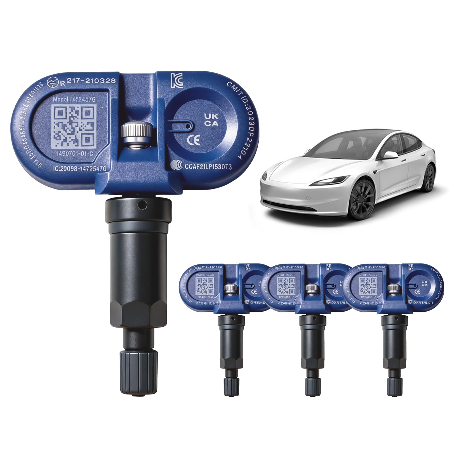 CyVaJive front packaging showing four TPMS sensors and kit benefits
